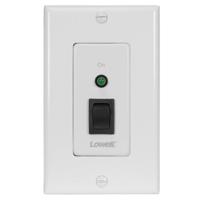 

Lowell Manufacturing RPSW-MP SPST Low Voltage Rocker Switch with Momentary Closure, 1 Status LED, 1-Gang Wall Plate, White