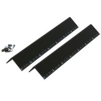 

Lowell Manufacturing RRD Series 14U Rails for 23" Wide Rack, Tapped 10-32 Threaded Screws, Pair