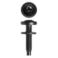 

Lowell Manufacturing RSP-500 10-32 x 3/4" Stainless Steel Phillips Truss Head Screw with Pilot Point Tip & 5.1 Hardness, 500 Pieces Per Jar, Black