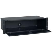 

Lowell Manufacturing SBL-39 3U Rackmount Steel Storage Box with Key Lock, Supports 50 Lbs
