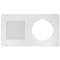 

Lowell Manufacturing SCB-700 Steel Panel with Square Perforation Grille for 12" Analog Clock, 8" Speaker and PC712 Surface-Mount Backbox, White
