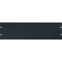 

Lowell Manufacturing SEFP-3CC 3U 14 Gauge Blank Steel Rackmount Flat Panel, 6 Pack, Black