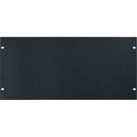 

Lowell Manufacturing SEFP-5 5U 14 Gauge Blank Steel Rackmount Flat Panel, Black