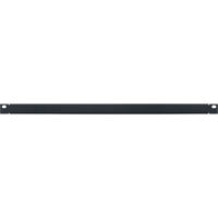 

Lowell Manufacturing SEP-05 1/2U 18-Gauge Steel Rackmount Blank Panel with Flange, Black