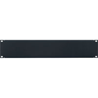 

Lowell Manufacturing SEP-2SC 2U 18 Gauge Blank Steel Rackmount Panel with Flange, 24 Pack, Black