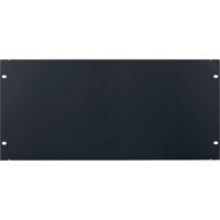 

Lowell Manufacturing SEP-5 5U 18-Gauge Steel Rackmount Blank Panel with Flange, Black