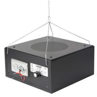 

Lowell Manufacturing SM820A Sound Masking Speaker, Includes 8" 50W Coaxial Driver, 70V Transformer, 760 cu.in. Backbox Enclosure with Hangar Mount, Black