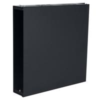

Lowell Manufacturing SMR-2 2U Side-Mount Wall Rack with Cover, Pair