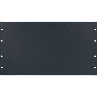 

Lowell Manufacturing SP-6 6U 18 Gauge Blank Steel Rackmount Panel with Flange, Black Wrinkle