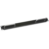 

Lowell Manufacturing SPH-1 1U 14 Gauge Steel Rackmount Panel with 2x Chrome Handles, Black