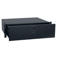 

Lowell Manufacturing UDP-214 2U Rackmount Utility Drawer with Slam Latch and Key Lock, 14.5" Depth, 50 Lbs Capacity