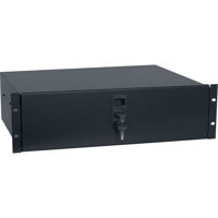 

Lowell Manufacturing UDP-314 3U Rackmount Utility Drawer with Slam Latch and Key Lock, 14.5" Depth, 50 Lbs Capacity