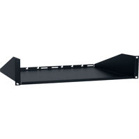 

Lowell Manufacturing US-214 2U Rack Utility Shelf, 14" Depth, 50 Lbs Capacity, Black