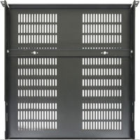 

Lowell Manufacturing VDS-1-1525 1U Rack Shelf, 15.25"-25" Adjustable Depth, 400 Lbs Capacity, Black