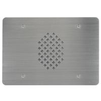 

Lowell Manufacturing VRI-3G-4525 Vandal-Resistant Intercom Station with 25V Transformer, 3-Gang Wall Plate, 45 Ohms Speaker