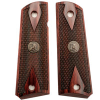 

Lyman Pachmayr Custom Laminate Grip Panel for Colt 1911, Double Diamond Rosewood
