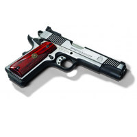 

Lyman Pachmayr Custom Laminate Grip Panel for Colt 1911, Half-Checkered Rosewood