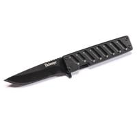 

Lyman Pachmayr Blacktail Folding Knife with Plain Edge Drop Point Blade, Black Finish Blade