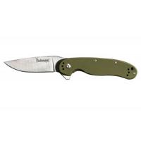 

Lyman Pachmayr Snare Folding Knife with Plain Edge Drop Point Blade, Satin Finish Blade, OD Green Handle
