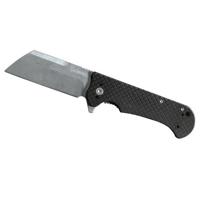 

Lyman Pachmayr Grunt Folding Knife with Plain Edge Wharncliffe Blade, Satin Finish Blad, Black G10 Handle