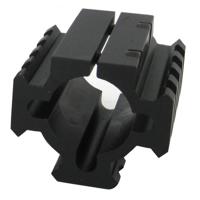 

Lyman 1.8" Short Shotgun Picatinny Rail Mount for Standard 1" Diameter Magazine Extensions, Matte Black