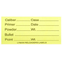 

Lyman Reloader's 1x2" Labels, Pack of 75