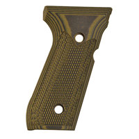 

Lyman G-10 Checkered Grip for Beretta 92 FS Tactical Pistol, Green/Black