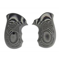 

Lyman Pachmayr Ruger SP101 G10 Tactical Revolver Grip, Gray/Black Checkered