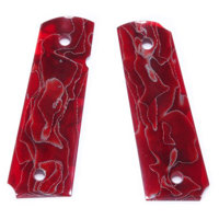 

Lyman Pachmayr Alume Raffir Grips for 1911 Pistol, Crimson Wave