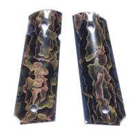 

Lyman Pachmayr Alume Raffir Grips for 1911 Pistol, Copper Canyon Brown