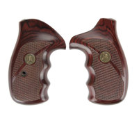 

Lyman Renegade Wood Laminate Grip for S&W K&L Frame Revolver, Checkered Rosewood