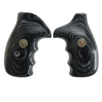 

Lyman Renegade Wood Laminate Grip for S&W K&L Frame Revolver, Smooth Charcoal Silvertone