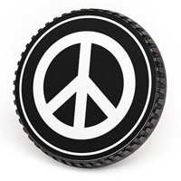 

LenzBuddy Body Cap for Canon - with Peace Sign Icon (Black & White)