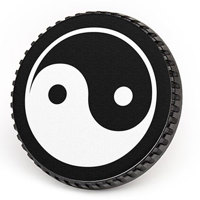 

LenzBuddy Body Cap for Canon - with YinYang Icon (Black & White)