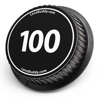 

LenzBuddy Rear Lens Cap for Canon 100mm (Black & White)