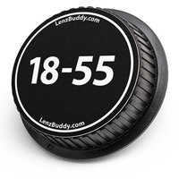 

LenzBuddy Rear Lens Cap for Canon 18-55mm (Black & White)