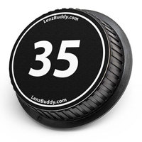 

LenzBuddy Rear Lens Cap for Canon 35mm (Black & White)