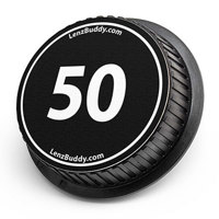 

LenzBuddy Rear Lens Cap for Canon 50mm (Black & White)