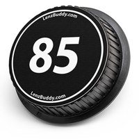 

LenzBuddy Rear Lens Cap for Canon 85mm (Black & White)