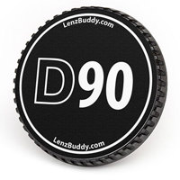 

LenzBuddy Body Cap for Nikon D90 Digital Camera, Black and White