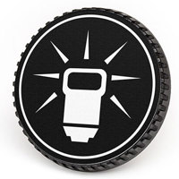 

LenzBuddy Body Cap for Nikon - with Flash Icon (Black & White)