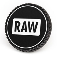 

LenzBuddy Body Cap for Nikon - with RAW Icon (Black & White)