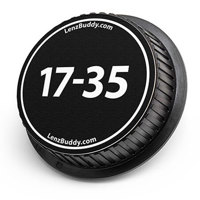 

LenzBuddy Rear Lens Cap for Nikon 17-35mm (Black & White)
