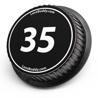 

LenzBuddy Rear Lens Cap for Nikon 35mm (Black & White)