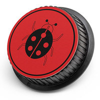 

LenzBuddy Rear Lens Cap for Nikon - wiht Ladybug Photo (Red)