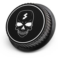 

LenzBuddy Rear Lens Cap for Nikon - with Skull Icon (Black & White)