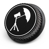 

LenzBuddy Rear Lens Cap for Nikon - with Umbrella Icon (Black & White)