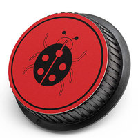 

LenzBuddy Rear Lens Cap for Canon - with Photo of a Ladybug (Red)