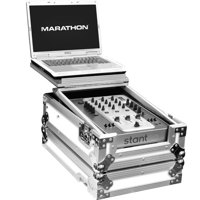 

Marathon Flight Road Case with Laptop Shelf for 10" Mixer, White