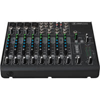 

Mackie 12-Channel Compact Mixer, 3-Band EQ (80Hz, 2.5kHz, 12kHz), 2.5Kohm Mic In Impedance